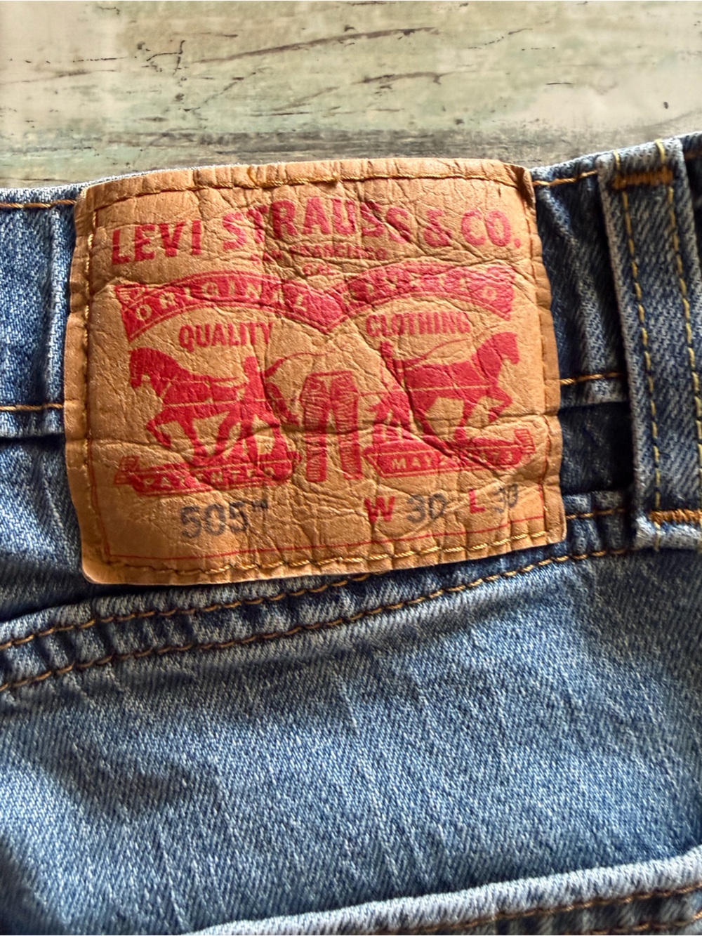 Levi's Vintage 505 Straight Leg Men's/Women's Size 30x30 - Picture 6 of 7